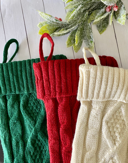 Knit Christmas Stocking